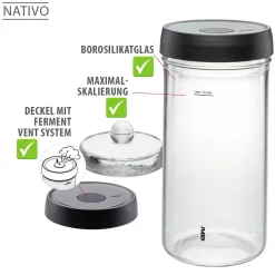 Fermentierglas NATIVO, 1,5 l