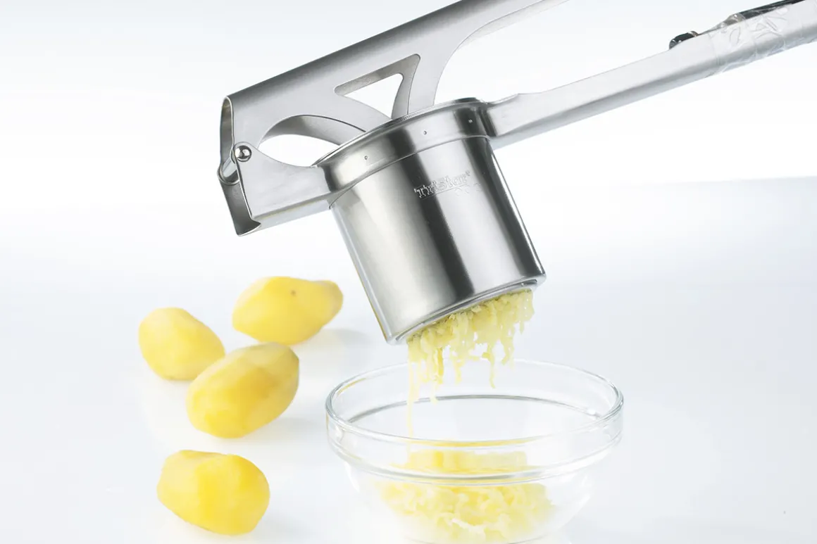 Kartoffel- und Spätzlepresse TRI STAR® mit 3 Lochscheiben