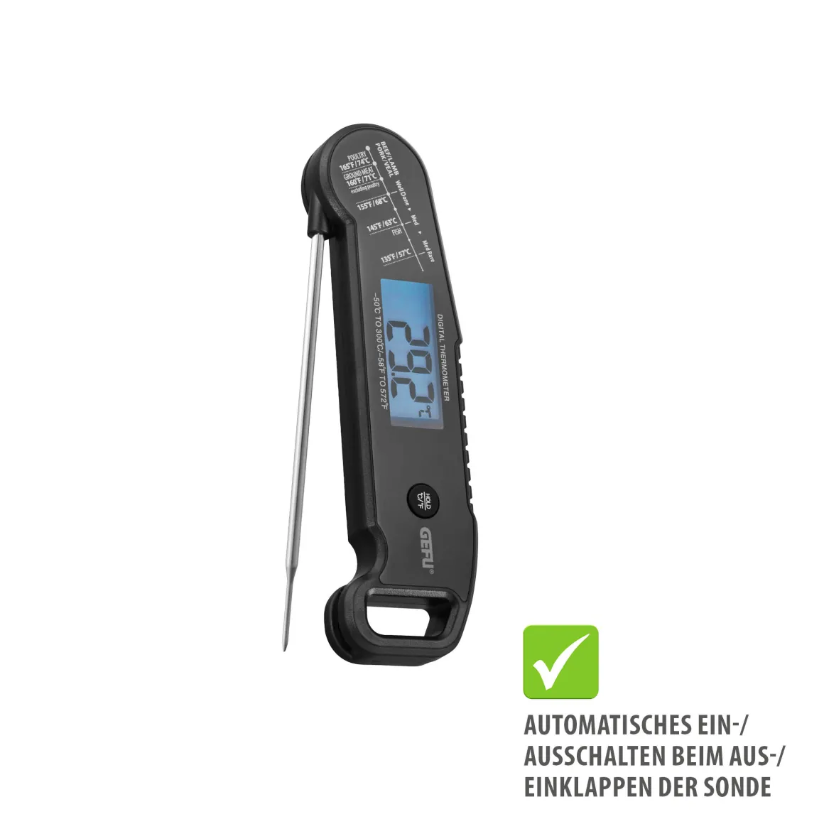Klappbares Digital-Thermometer AUREMA