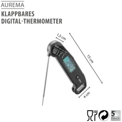 Klappbares Digital-Thermometer AUREMA
