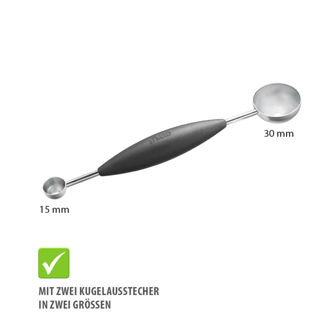 Kugelausstecher BOLINO, Ø 15 mm /30 mm