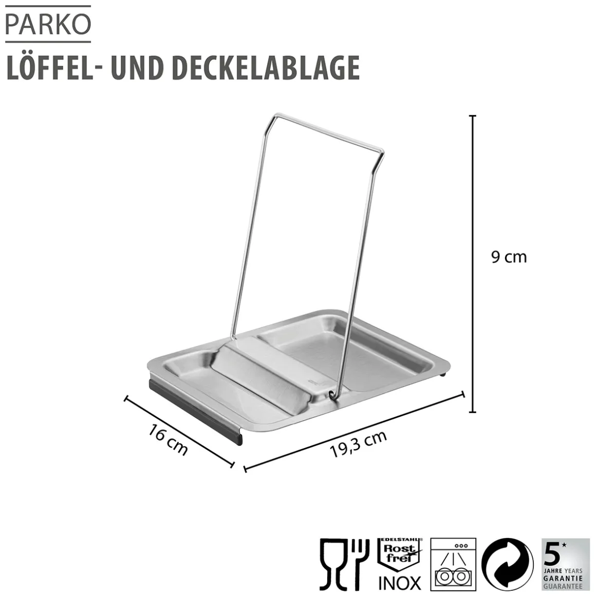 Löffel- und Deckelablage PARKO
