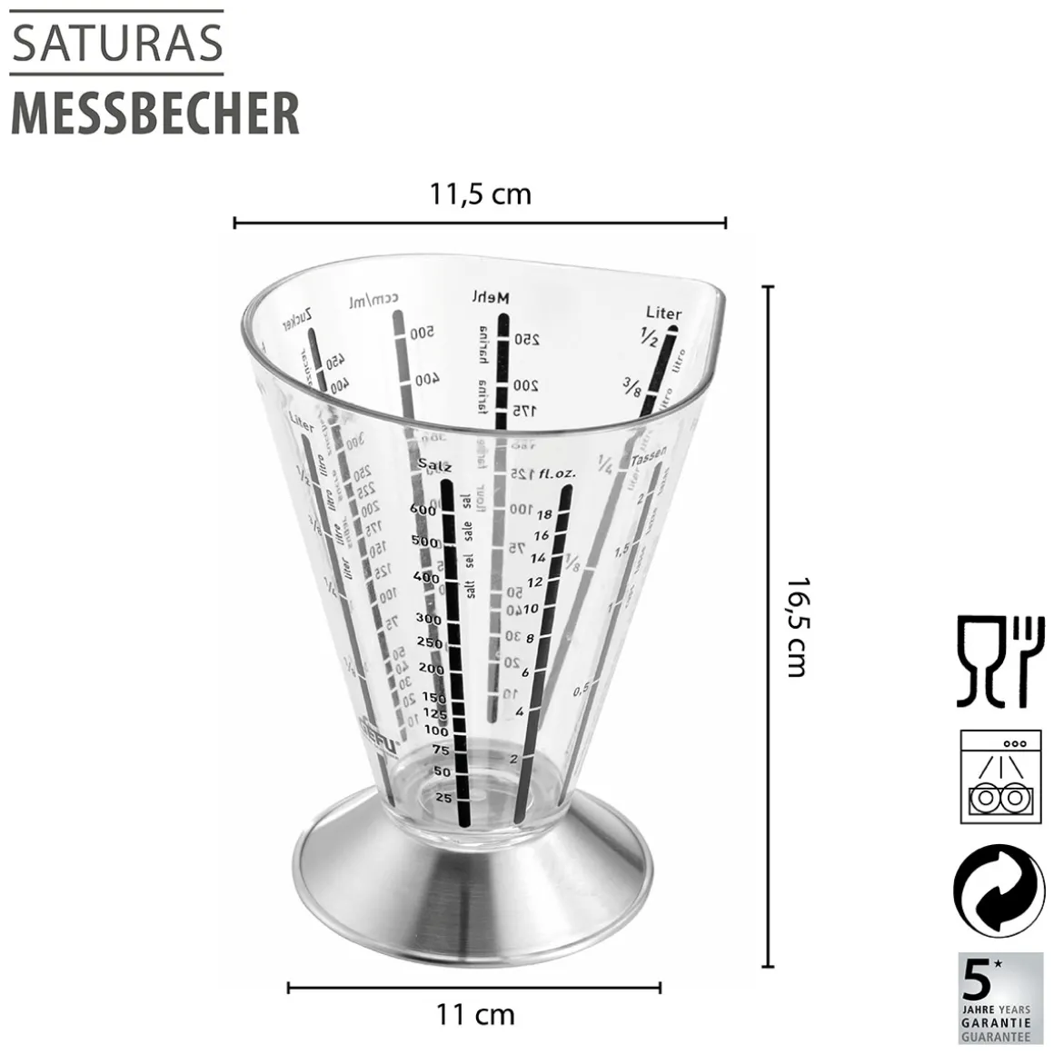 Messbecher SATURAS, 500 ml