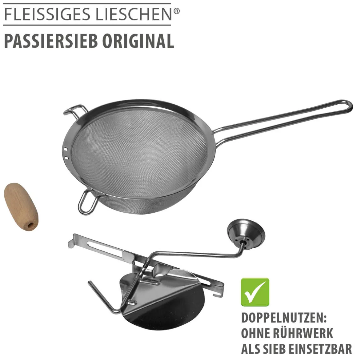 Passiersieb ORIGINAL FLEISSIGES LIESCHEN®