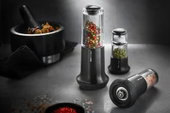 Pfeffermühle mit Salzstreuer X-PLOSION®, schwarz
