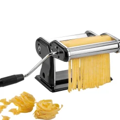 Profi-Pastamaschine PASTA PERFETTA NERO für Lasagne, Tagliolini, Tagliatelle