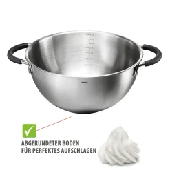 Rühr- und Schlagschüssel mit Standring MESCO, Ø 24 cm