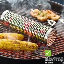 Rollgrillkorb Deluxe BBQ, 30,5 cm