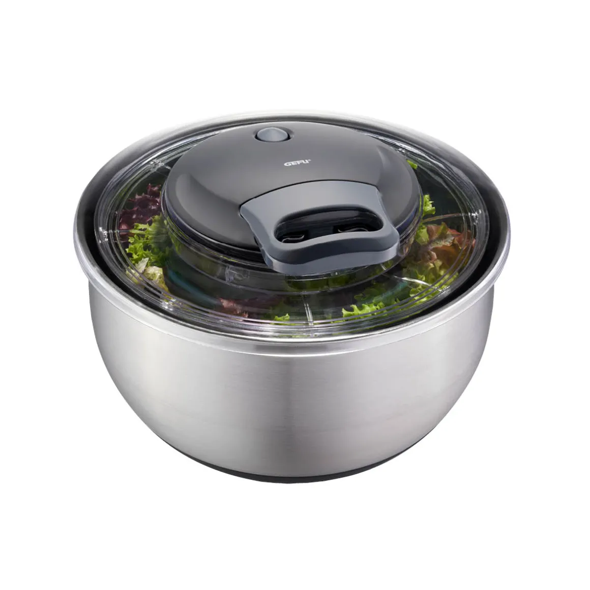 Salatschleuder PULLIT, Edelstahl, 4,5 L