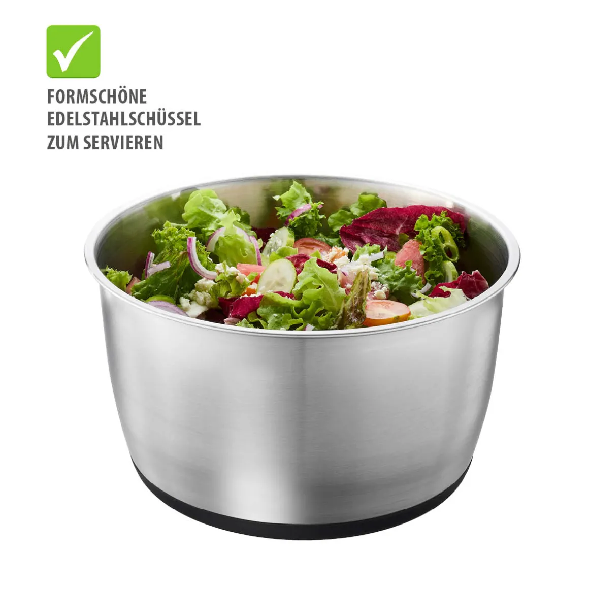 Salatschleuder PUSH IT, Edelstahl, 5 L
