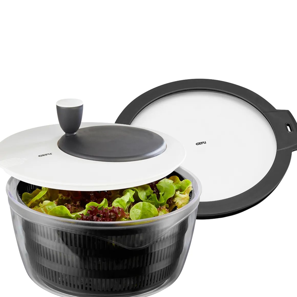 Salatschleuder ROTARE + Frischhaltedeckel, 4 L