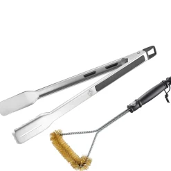 Set: Grillzange BBQ + Triangel-Bürste BBQ