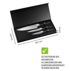 Messer-Set ACURO, 3-teilig